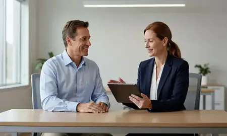 Customer discussing car shipping options in Santa Ana, California, United States
