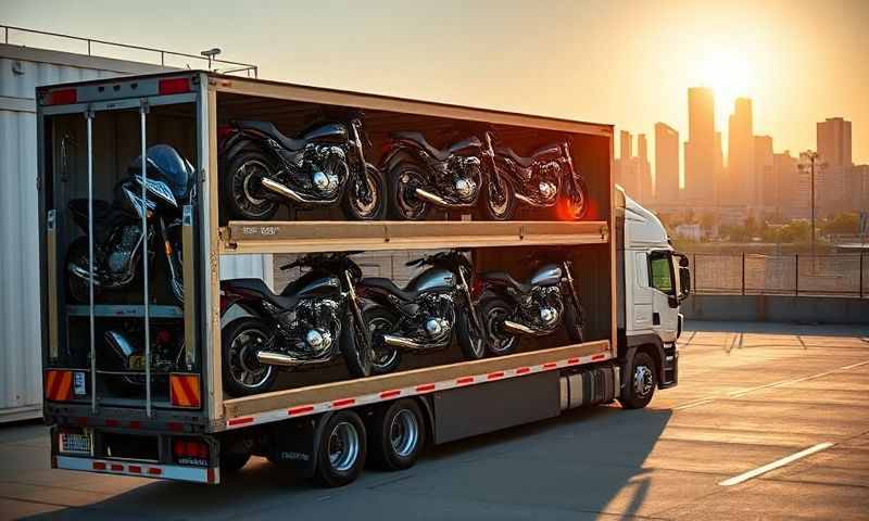 Santa Ana, California motorcycle shipping transporter