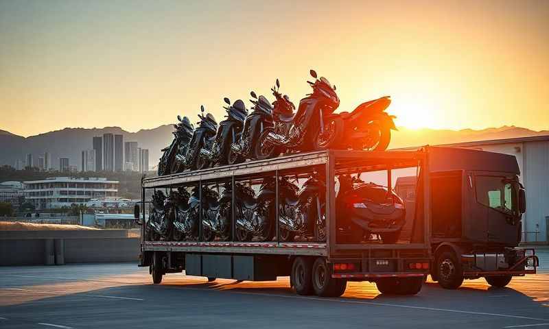 Santa Clarita, California motorcycle shipping transporter