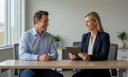Customer discussing car shipping options in Thousand Oaks, California, United States
