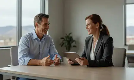 Customer discussing car shipping options in Colorado, United States