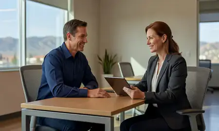 Customer discussing car shipping options in Fort Collins, Colorado, United States