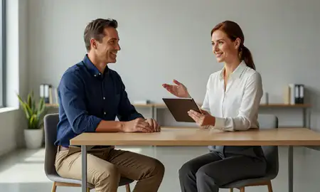 Customer discussing car shipping options in Lakewood, Colorado, United States