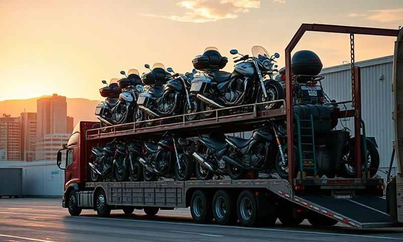 Longmont, Colorado motorcycle shipping transporter