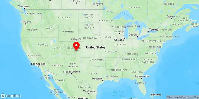 Map of Pueblo West, Colorado, United States
