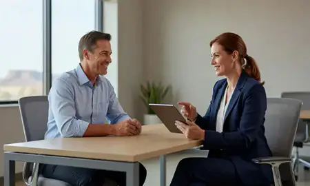 Customer discussing car shipping options in Pueblo, Colorado, United States