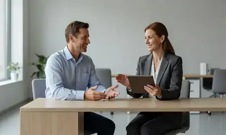Customer discussing car shipping options in Connecticut, United States