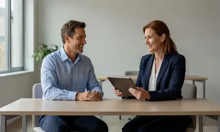 Customer discussing car shipping options in Ansonia, Connecticut, United States