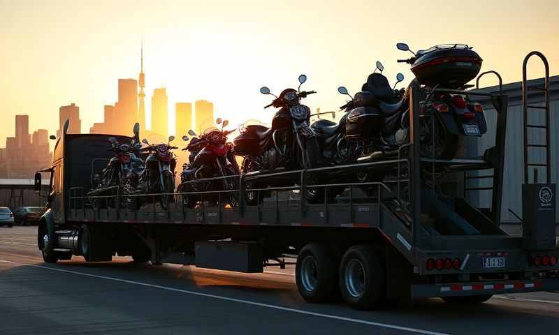 Bristol, Connecticut motorcycle shipping transporter