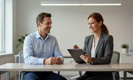 Customer discussing car shipping options in Derby, Connecticut, United States