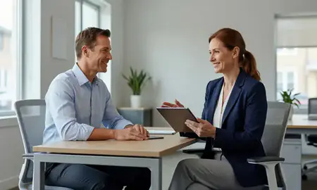 Customer discussing car shipping options in Kensington, Connecticut, United States