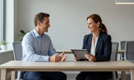 Customer discussing car shipping options in Middletown, Connecticut, United States