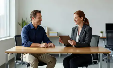 Customer discussing car shipping options in Naugatuck, Connecticut, United States