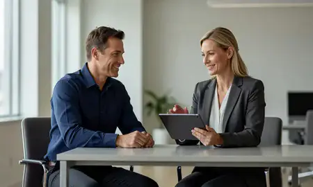 Customer discussing car shipping options in New Britain, Connecticut, United States