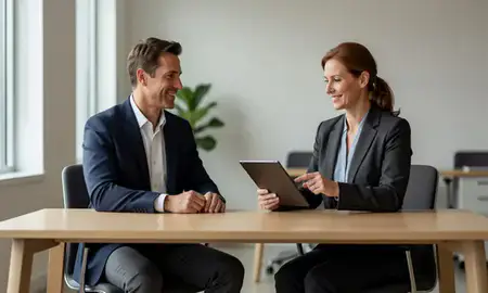 Customer discussing car shipping options in Norwalk, Connecticut, United States