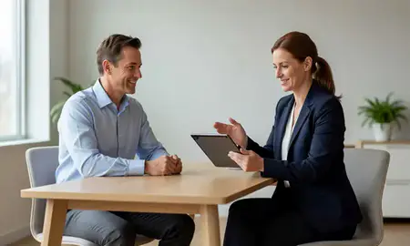 Customer discussing car shipping options in Storrs, Connecticut, United States