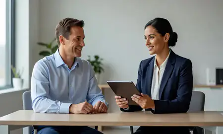 Customer discussing car shipping options in Willimantic, Connecticut, United States