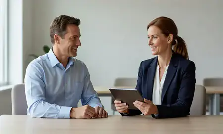 Customer discussing car shipping options in Laurel, Delaware, United States