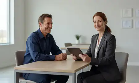 Customer discussing car shipping options in Lewes, Delaware, United States