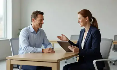 Customer discussing car shipping options in Middletown, Delaware, United States
