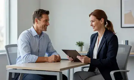 Customer discussing car shipping options in Pike Creek Valley, Delaware, United States
