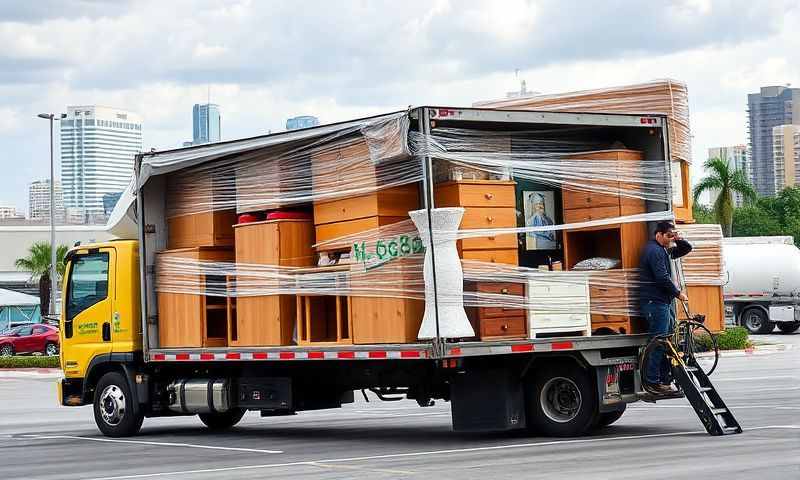 Florida furniture shipping transporter