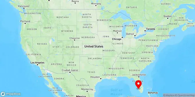 Map of Bonita Springs, Florida, United States