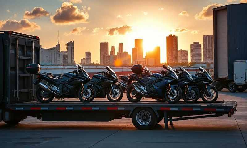 Cape Coral, Florida motorcycle shipping transporter