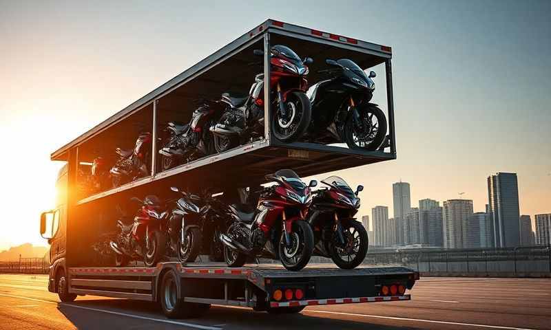 Clearwater, Florida motorcycle shipping transporter