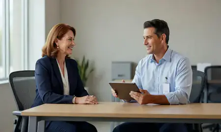 Customer discussing car shipping options in Gainesville, Florida, United States