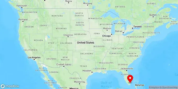 Map of Hialeah, Florida, United States