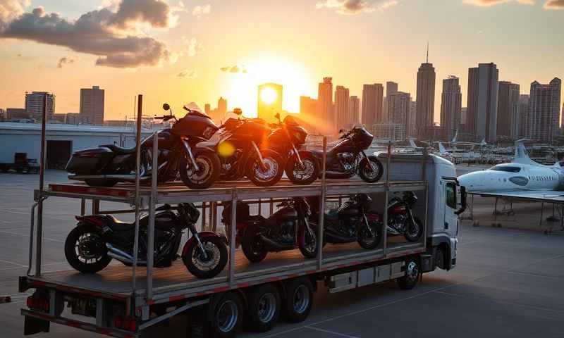 Hollywood, Florida motorcycle shipping transporter