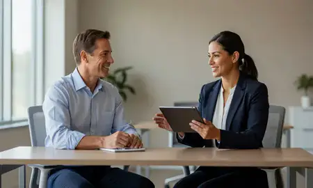 Customer discussing car shipping options in Kissimmee, Florida, United States