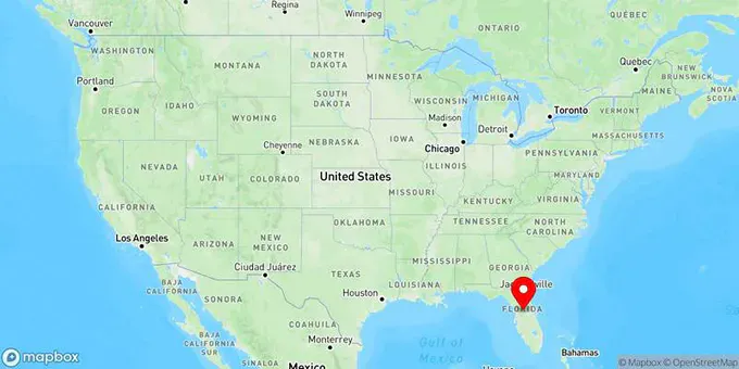 Map of Leesburg, Florida, United States