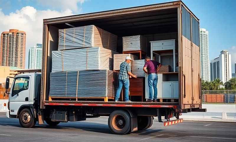 Miami, Florida furniture shipping transporter