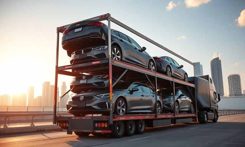 Miami, Florida car shipping transporter