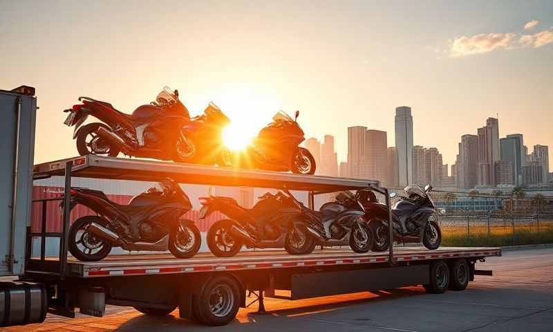 St. Petersburg, Florida motorcycle shipping transporter