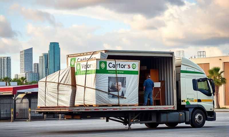 West Palm Beach, Florida furniture shipping transporter