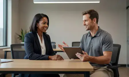 Customer discussing car shipping options in Albany, Georgia, United States