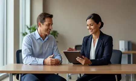 Customer discussing car shipping options in Evans, Georgia, United States