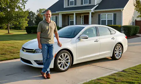 Customer with their delivered car in Newnan, Georgia, United States