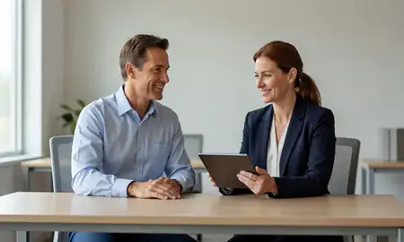 Customer discussing car shipping options in Newnan, Georgia, United States