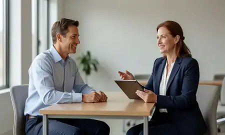 Customer discussing car shipping options in Peachtree Corners, Georgia, United States