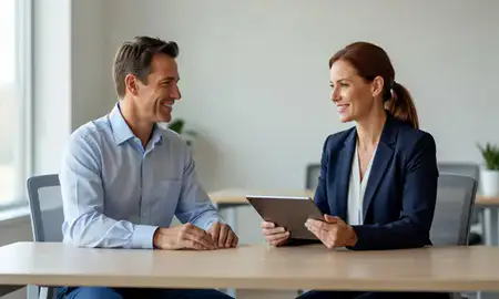 Customer discussing car shipping options in Roswell, Georgia, United States