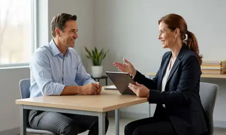 Customer discussing car shipping options in Smyrna, Georgia, United States