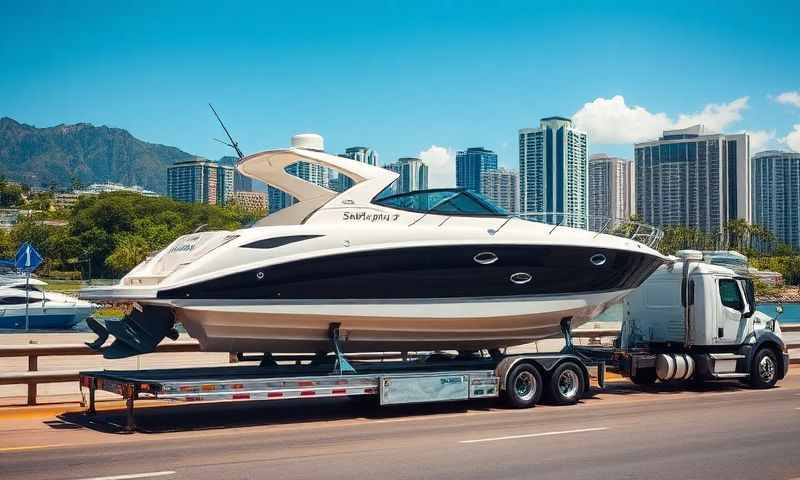 Honolulu, Hawaii boat transporter