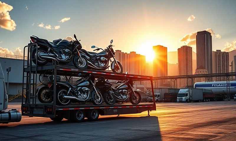 Honolulu, Hawaii motorcycle shipping transporter