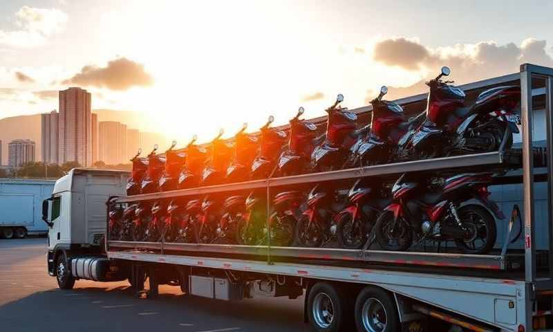 Kaneohe, Hawaii motorcycle shipping transporter