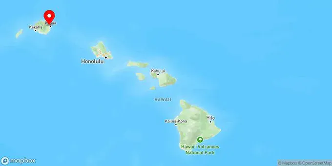 Map of Kapaa, Hawaii, United States