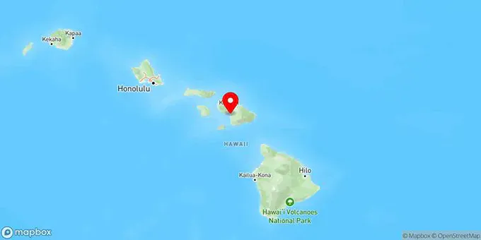 Map of Kihei, Hawaii, United States